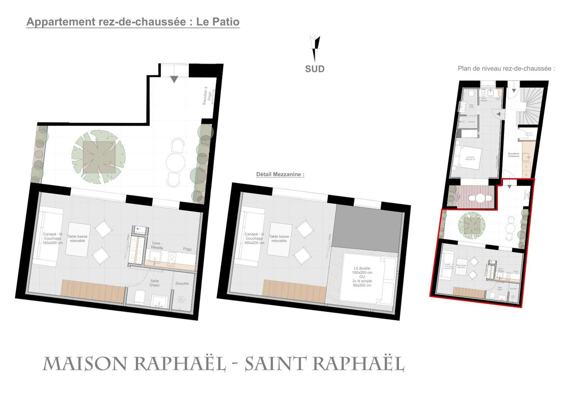 Studios Raffines Avec Terrasses - Plages, Ville Et Gare A Pied - Maison Raphael Saint-Raphaël Kamer foto